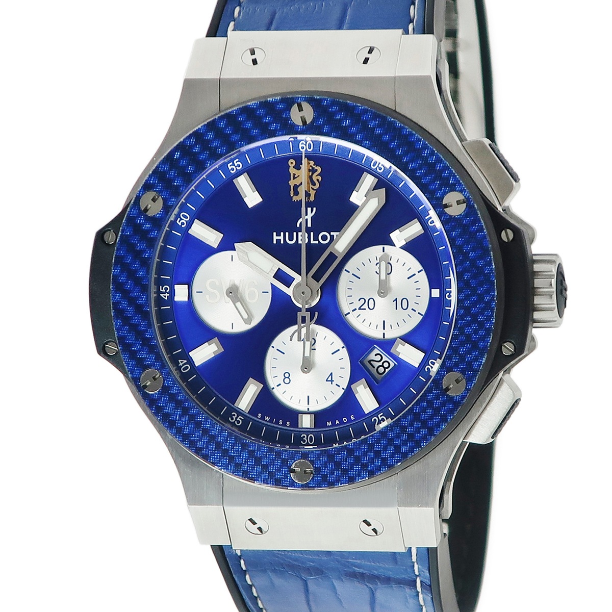 ビッグバン チェルシーFC 301.SY.7129.LR.CFC17 自動巻き メンズ ブルー サッカーチーム SW6 限定 3年保証