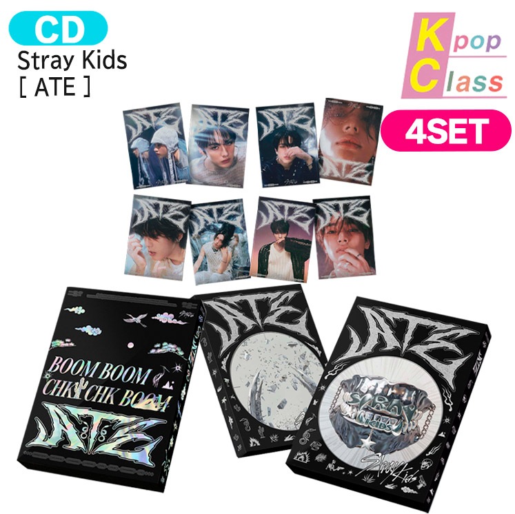 国内発送 [当店限定特典付] Stray Kids 【限定版＋通常版2種＋Accordion ver1種】 [ ATE ] Album / 1次予約