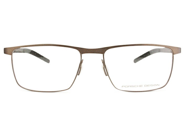 PORSCHE DESIGN ポルシェ デザイン p8378-b ブラウン/グレー 眼鏡 メンズ レディース