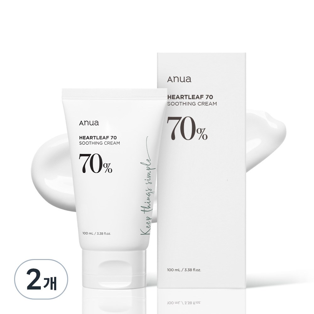 アヌアオソンチョ70低刺激鎮静スーディングクリーム100ml2個