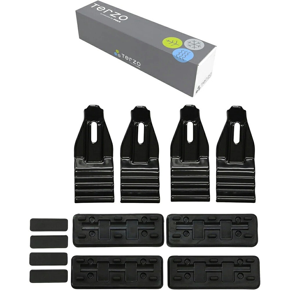 PIAA Terzo(テルッツォ) ベースキャリア 車種別取付ホルダーセット 4個入 ブラック【HONDA ステップワゴン/ステップワゴンe:HEV 年式:R4.5～型式:RP6.7.RP8 他】 E