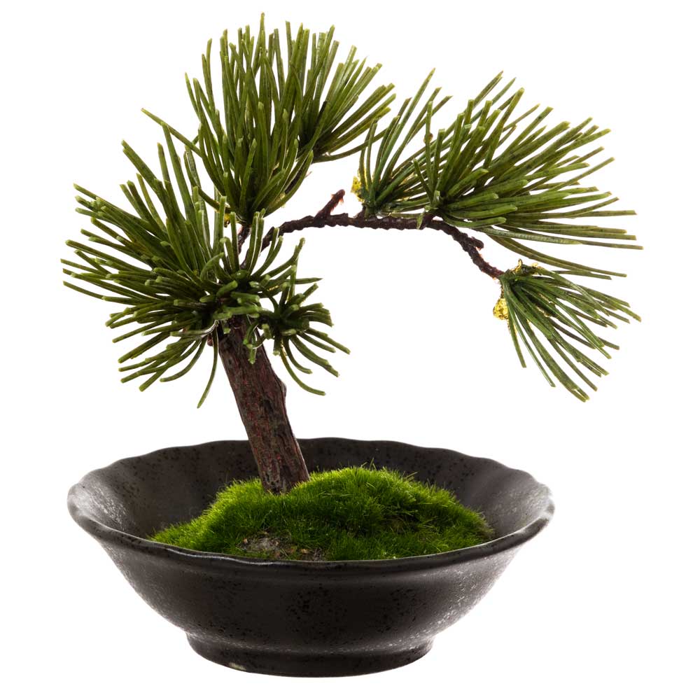 フェイクアート盆栽　然-ZEN-　寸-SUN-ミディアム06　本物を知る庭師職人がリアルな盆栽をイメージして作ったBONSAIモデル　日本的和風インテリア