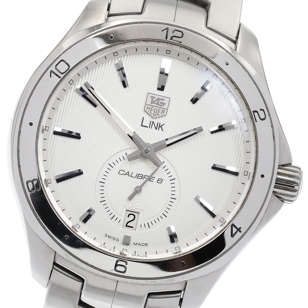 タグホイヤー TAG HEUER WAT2111.BA0950 リンク キャリバー6 スモールセコンド 自動巻き メンズ 保証書付き_897338【中古】