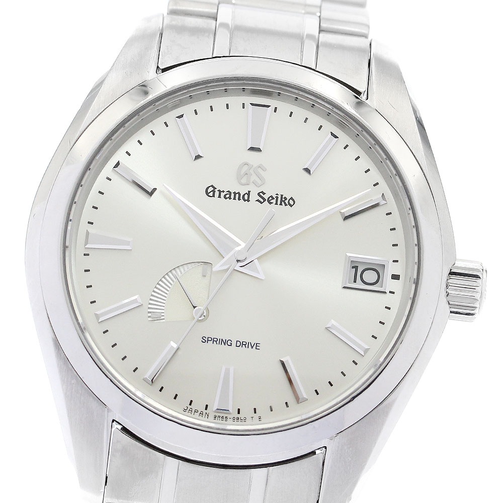 セイコー SEIKO SBGA201/9R65-0AA0 グランドセイコー パワーリザーブ スプリングドライブ メンズ 箱付き_898041【中古】