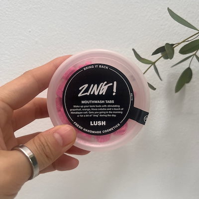 Qoo10] LUSH ジング！ マウスウォッシュ Zing!