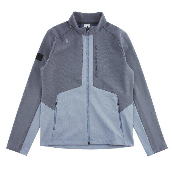 スリムフィットトリコット起毛トラックトップジップアップQP423EFTO1 BGR