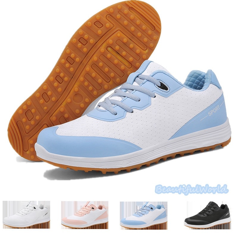 ゴルフシューズ メンズ レディース スニーカー アウトドアシューズ スポーツ靴 フィット感 軽量 耐久 動きやすい 防水 防滑 練習場 四節可能G22