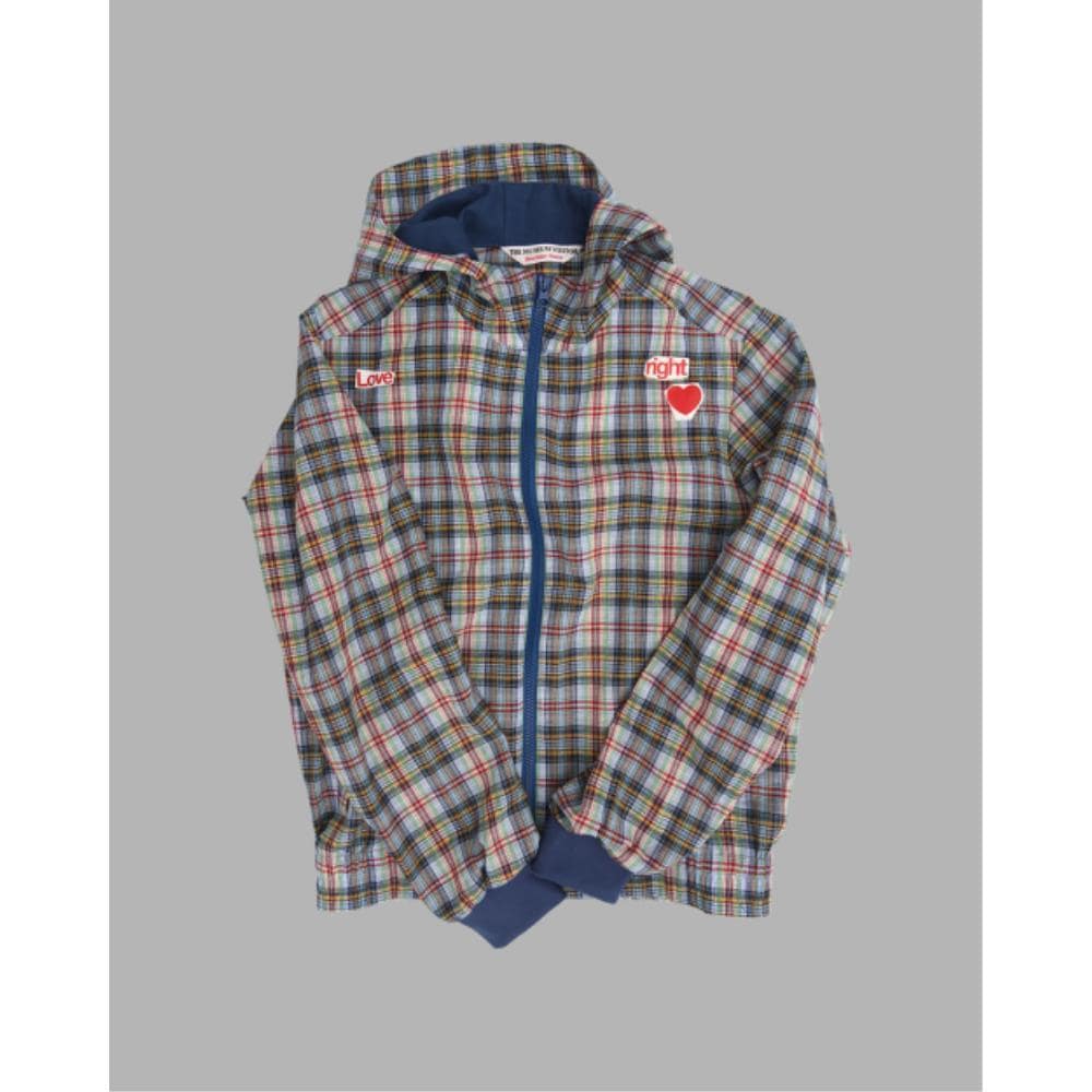 THE MUSEUM VISITOR LOVE CHECK JACKET 14856