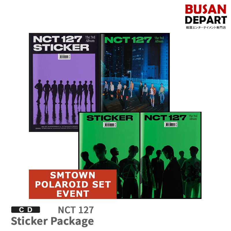 SMポラロイド特典付 NCT 127 Sticker 3種SET