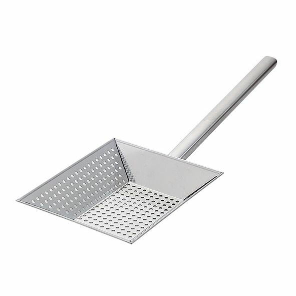 三宝産業 UK18-8パンチング 角型油かす揚げ 230x200x全長540mm