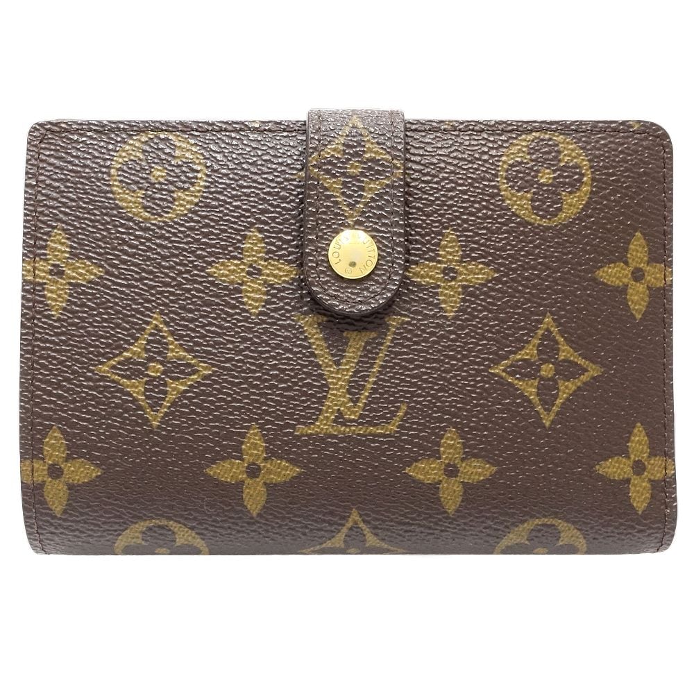 モノグラム ポルトフォイユ ヴィエノワ M61674 二つ折り財布 ブラウン/181180【中古】