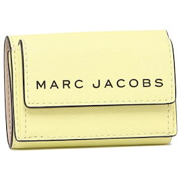 マークジェイコブス アウトレット 三つ折り財布 ミニ財布 イエロー レディース MARC JACOBS M0015057 742 MERINGUE