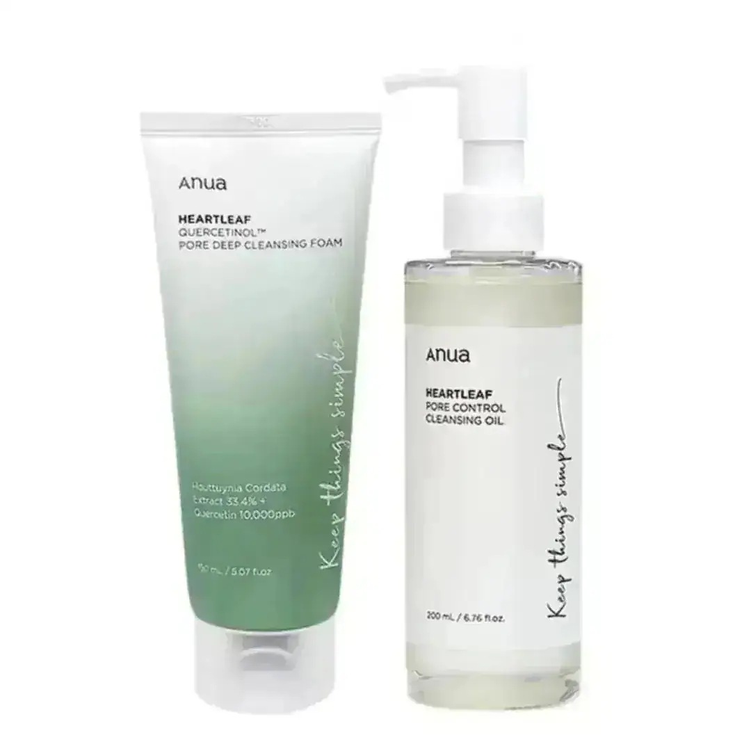 ドクダミ皮脂すっきり毛穴フォーム 150ml + ポアコントロールクレンジングオイル 200ml