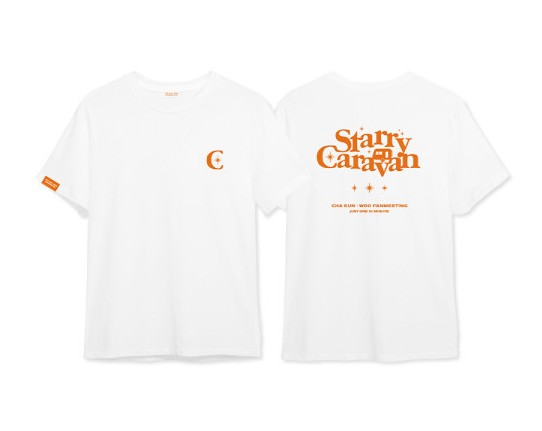 CHA EUNWOO 2022 FAN MEETING GLOBAL [ STARRY CARAVAN] T-SHIRT MDKPOP グッズ