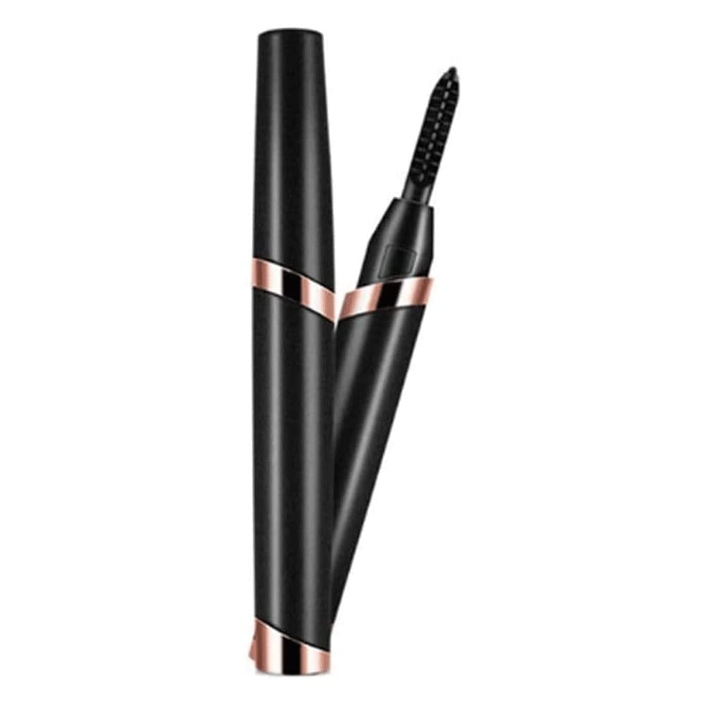 電気まつげカーラーを加熱しました USB充電式長期短時間暖房電気まつ毛カーラー装置携帯用まつげカーラー (Color : Black)