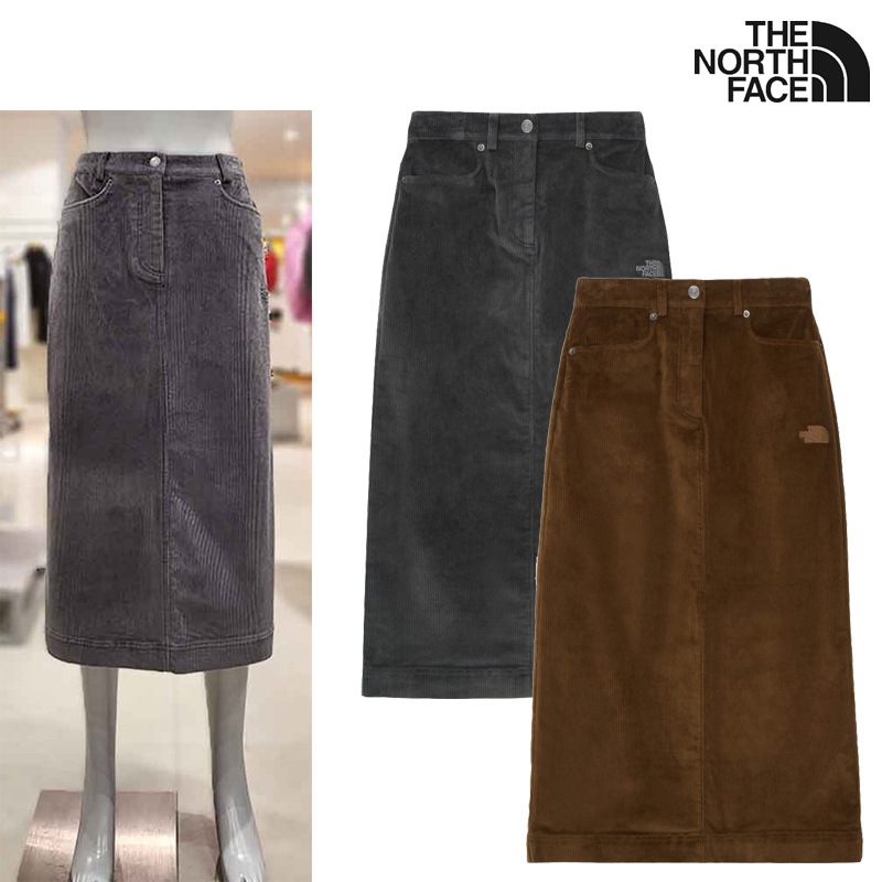 NK6NR87 WS CANYONLANDS SKIRT 25FW 新作 コーデュロイロング ハイウエスト デイリー タウンユース レディース 秋冬用ボトム 通勤 通学 コーデ提案 スニーカー ブーツ