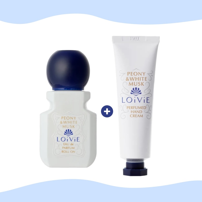 オードパルファムロールオン 7.5ml &パフュームハンドクリームセット 35ml(ピオニー&ホワイトムスク / ラターズ&インセンス)