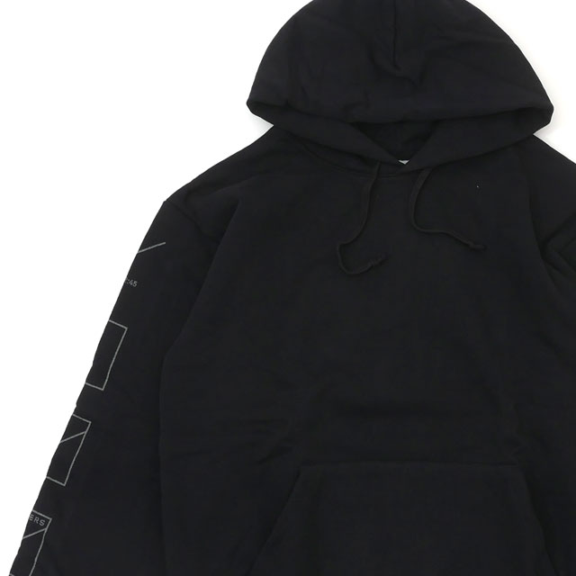 ナンバーズ Numbers 3M ASSEMBLY FLEECE PULLOVER パーカー BLACK 420-000431-041
