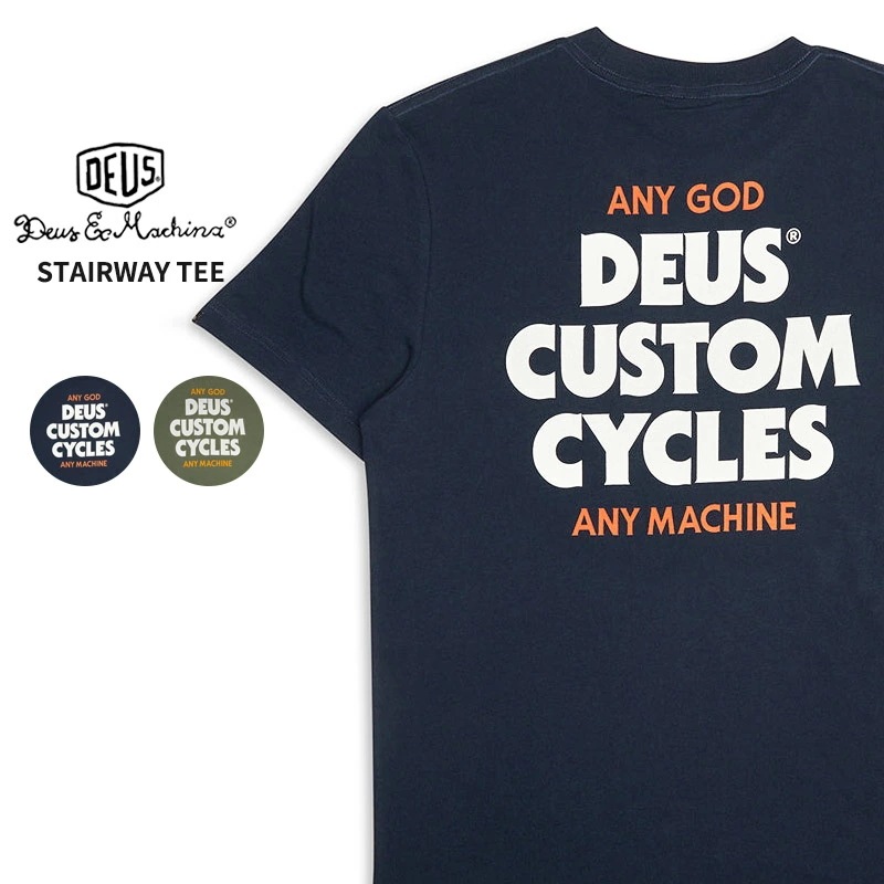 デウスエクスマキナ Deus EX Machina STAIRWAY TEE メンズ 半袖 Tシャツ メンズ