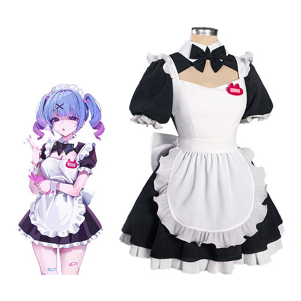Qoo10] 初音 ラビットホール メイド服 コスプレ