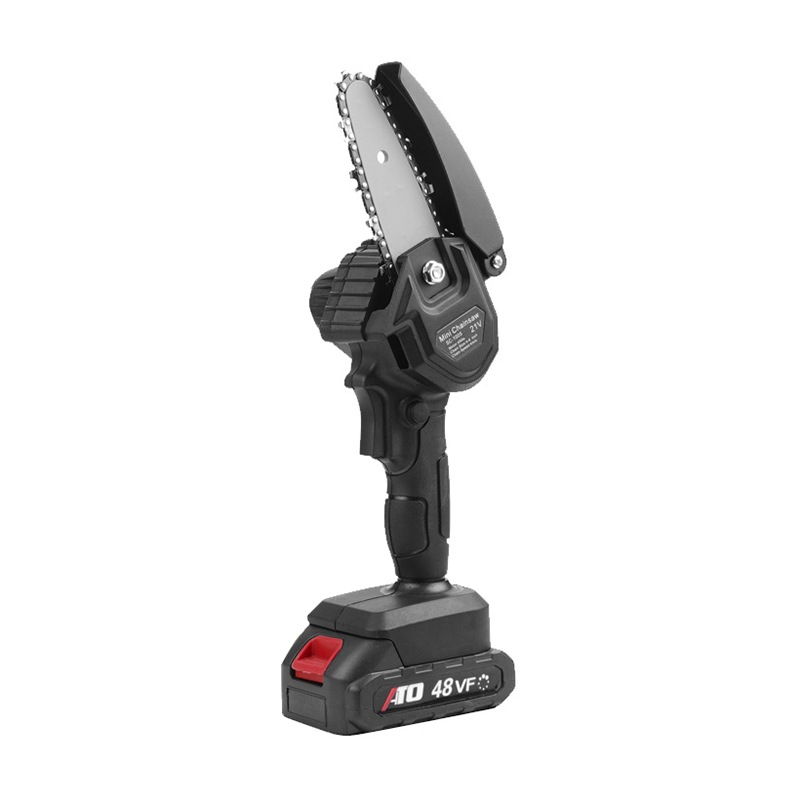 電動チェーンソー 充電式 コードレス 21V 48VF ハンディ 切断直径11cm 軽量 電動ノコギリ バッテリー付き 家庭用 伐採 剪定 DIY 枝切り 便利 庭 園芸 屋内外共用