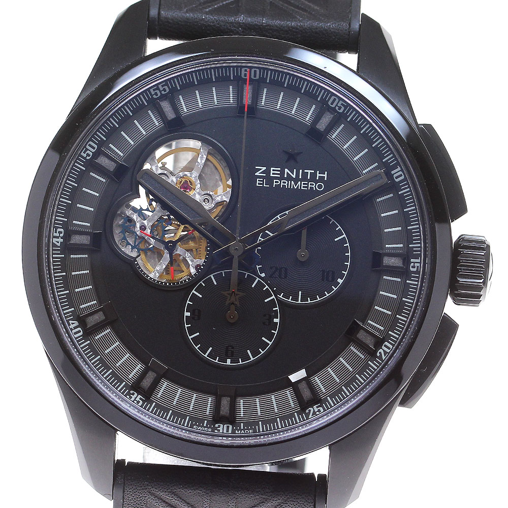 ゼニス ZENITH 96.2260.4061 クロノマスター1969 ザ・ローリングストーンズ 世界限定1000本 自動巻き メンズ 美品 箱付き_826996【中古】
