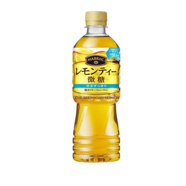 ポッカサッポロ マブロック レモンティー 微糖 525mL (×24本入)