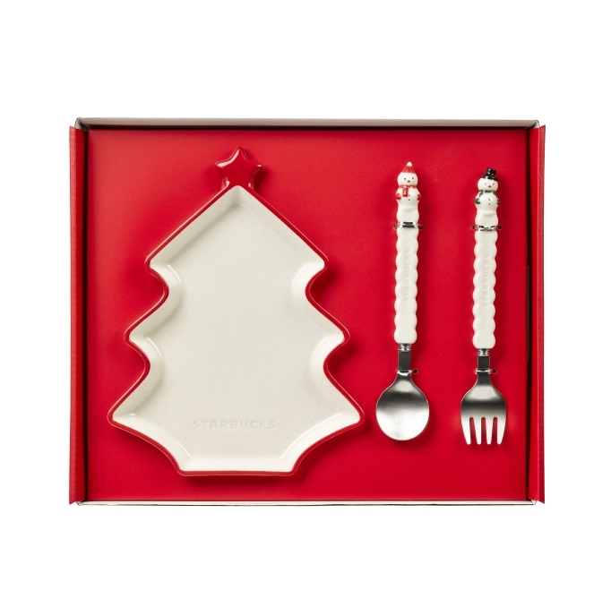 ホリデーフレンズプレートカトラリーセット