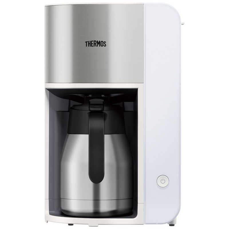 サーモス　THERMOS 真空断熱ポット コーヒーメーカー 1.0L ドリップ式 ホワイト　ECK-1000(WH)