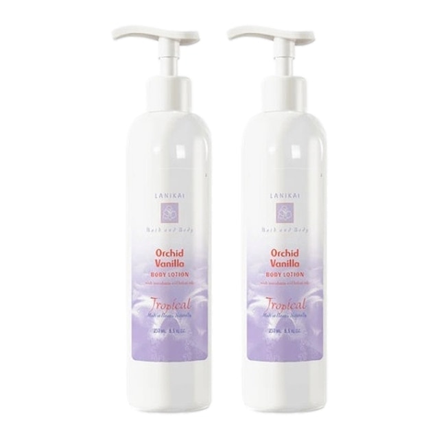 ラニカイ バス＆ボディ ボディローション 250ml x 2 オーキッドバニラ