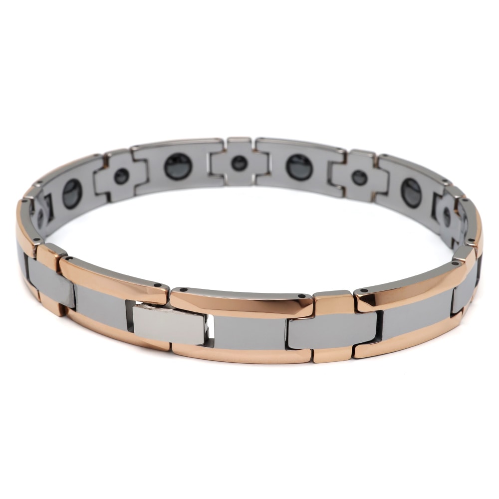 タングステン 磁気ブレスレット ヘマタイトビーズ付き [b950]