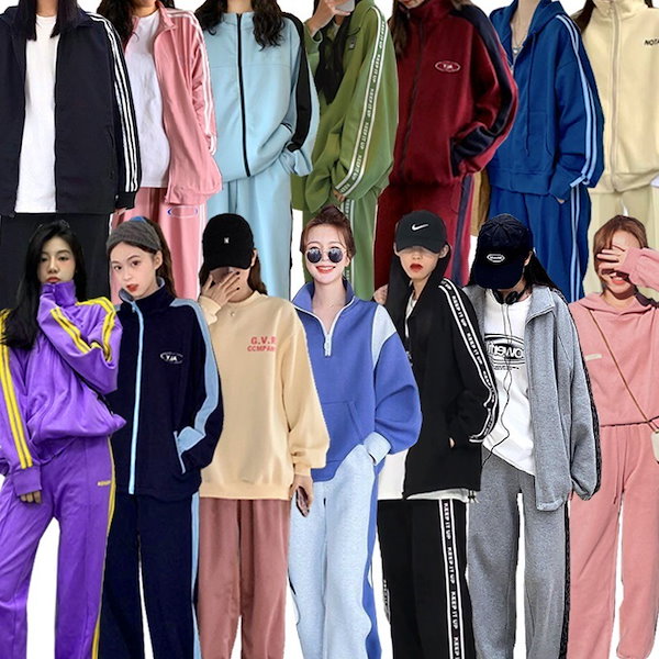 Qoo10] 最安値挑戦 セットアップ 上下2点セット