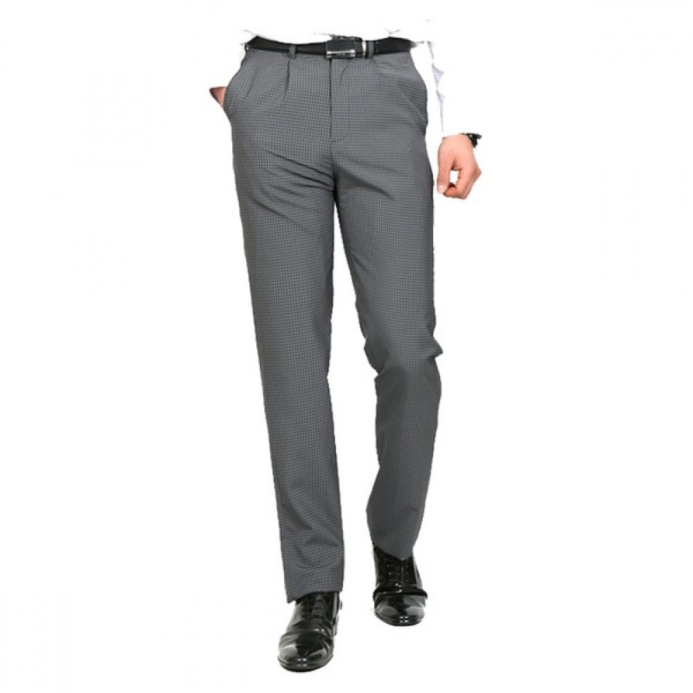 (ノーブルジーンズ) ノーブルジーンズ CR ザンチェックワンタックスーツパンツ