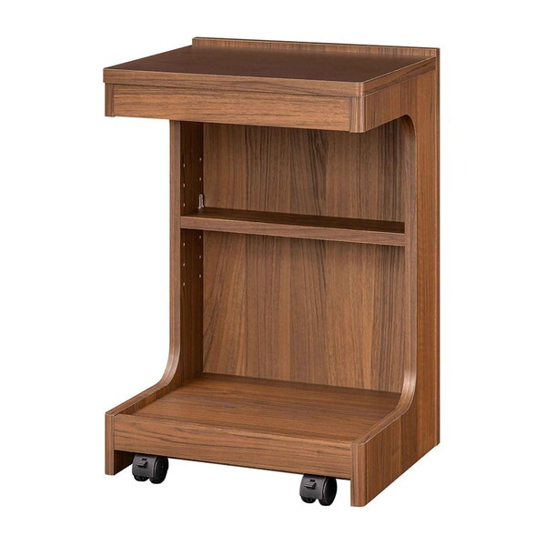 白井産業 CHI-6040WDK ダークブラウン チルフィル サイドテーブル メーカー直送