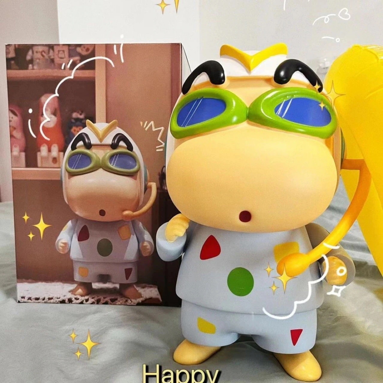 推薦オビト アニメ 版 1:1 ビニールクレヨンしんちゃん ダイナミック工房 小さなフィギュア オーナメント ギフト