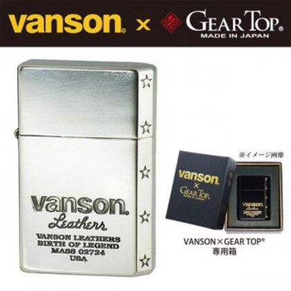 オイルライター vanson×GEAR TOP V-GT-05 ロゴデザイン シルバー 8,211円