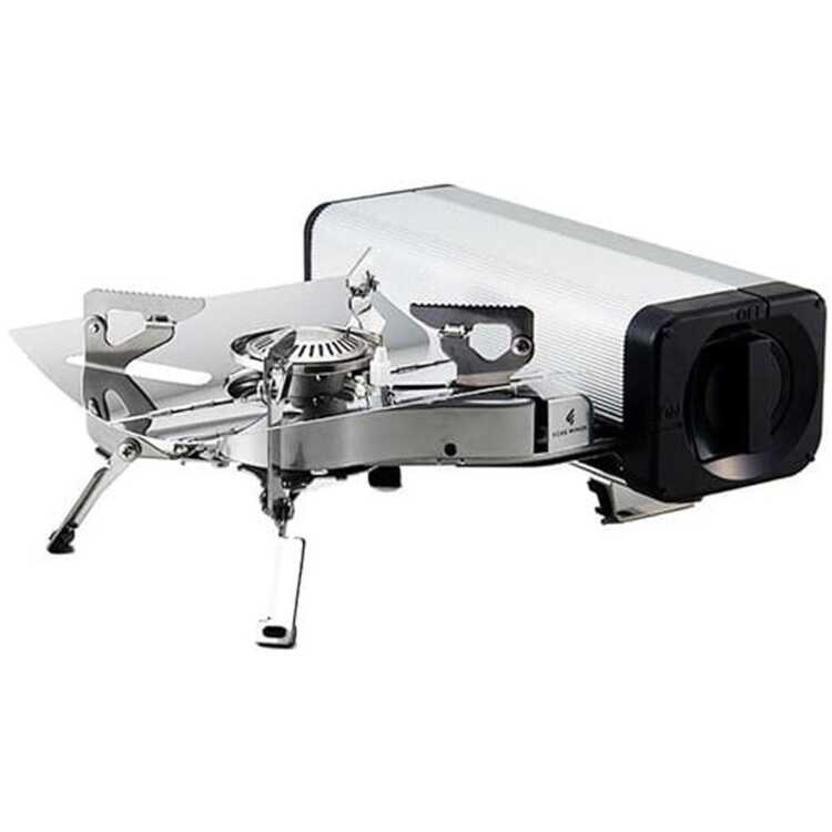 フォアウィンズ フォールディングキャンプストーブ シルバー 使用時幅317×奥行288×高120mm #FW-FS01-SL