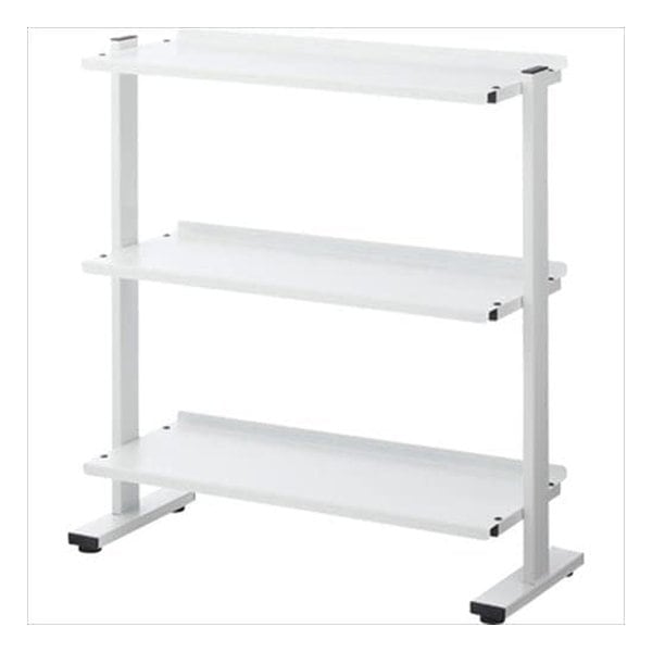 2WAYラック3D ホワイト W80.5×D31×H85.5/91 DIS-73WH