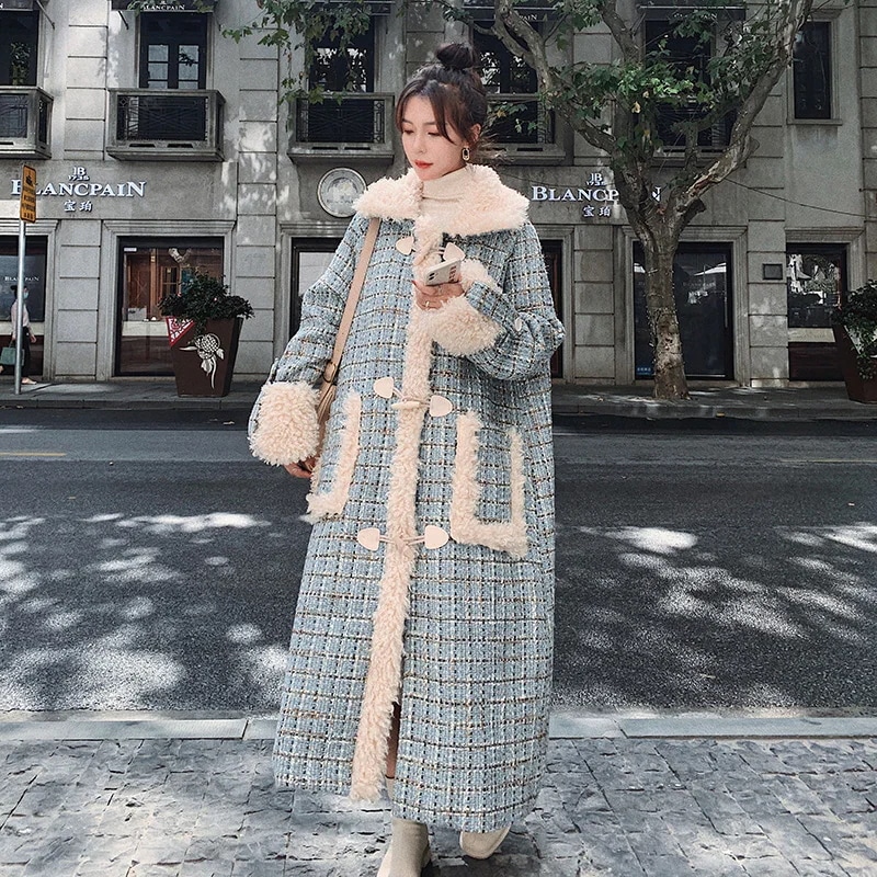 入荷 チェスターコート レディース 秋冬 厚手 ロングコート ファーコート ラシャコート ステンカラー エコボアコート 裏ボア 暖かい 韓国風 防寒着