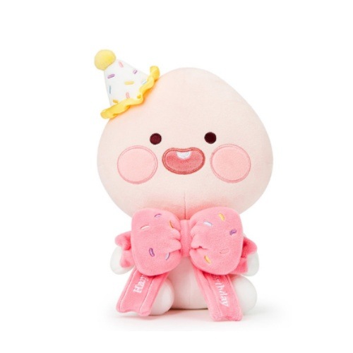 誕生日祝い メロディー ぬいぐるみ_リトルアピーチ