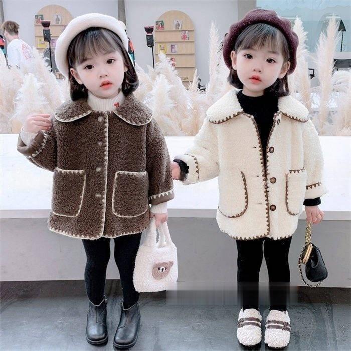 %底値の大ヒット ボアブルゾンボアコートムートンコート子供服キッズベビー女の子ライダースジャンパーアウター