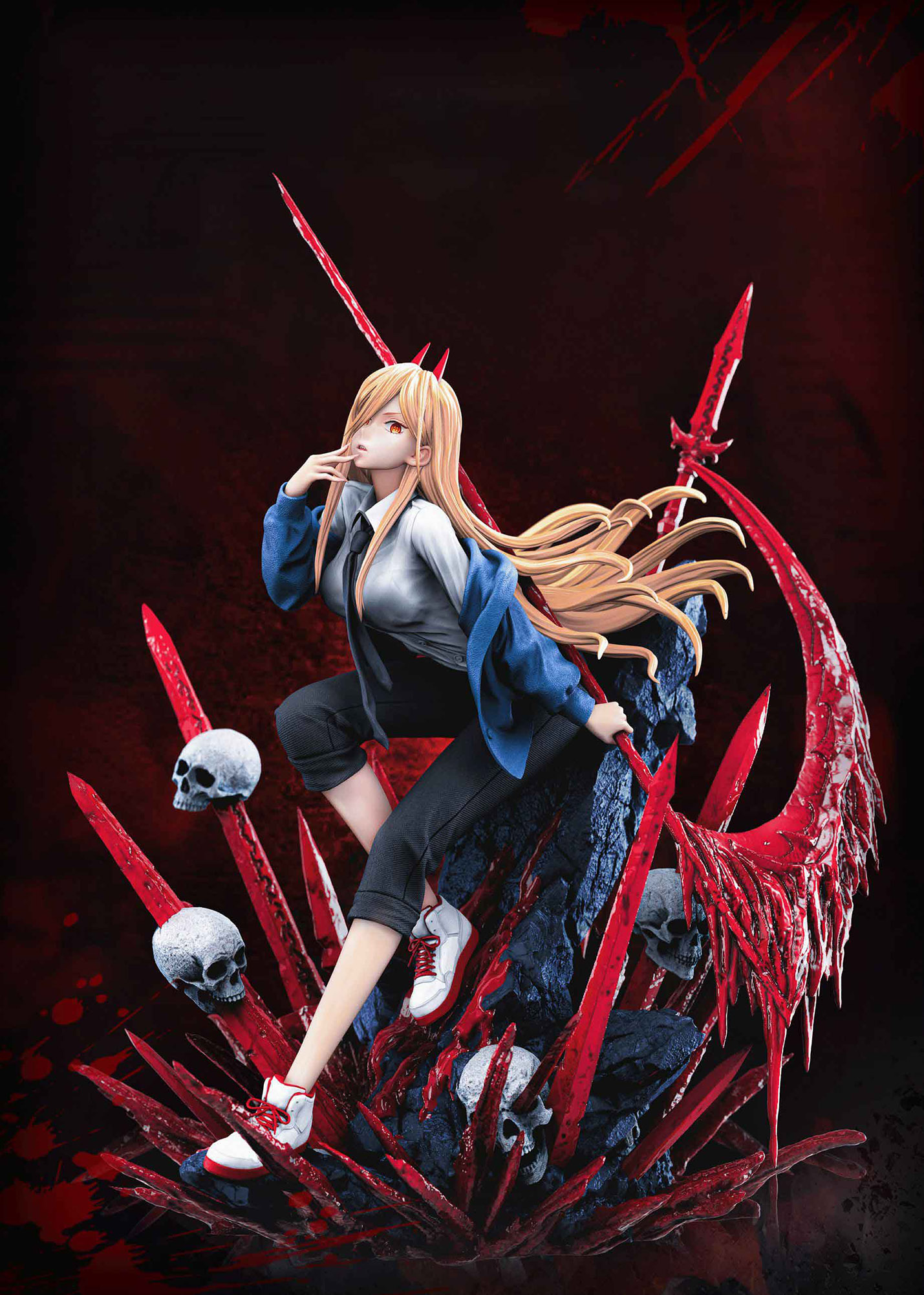 パワー フィギュア 1/6スケール 塗装済み完成品 ガレージキット L.S 限定販売 スタチュー