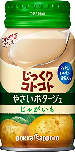 ポッカサッポロ じっくりコトコトやさいポタージュじゃがいも 170g * 30本