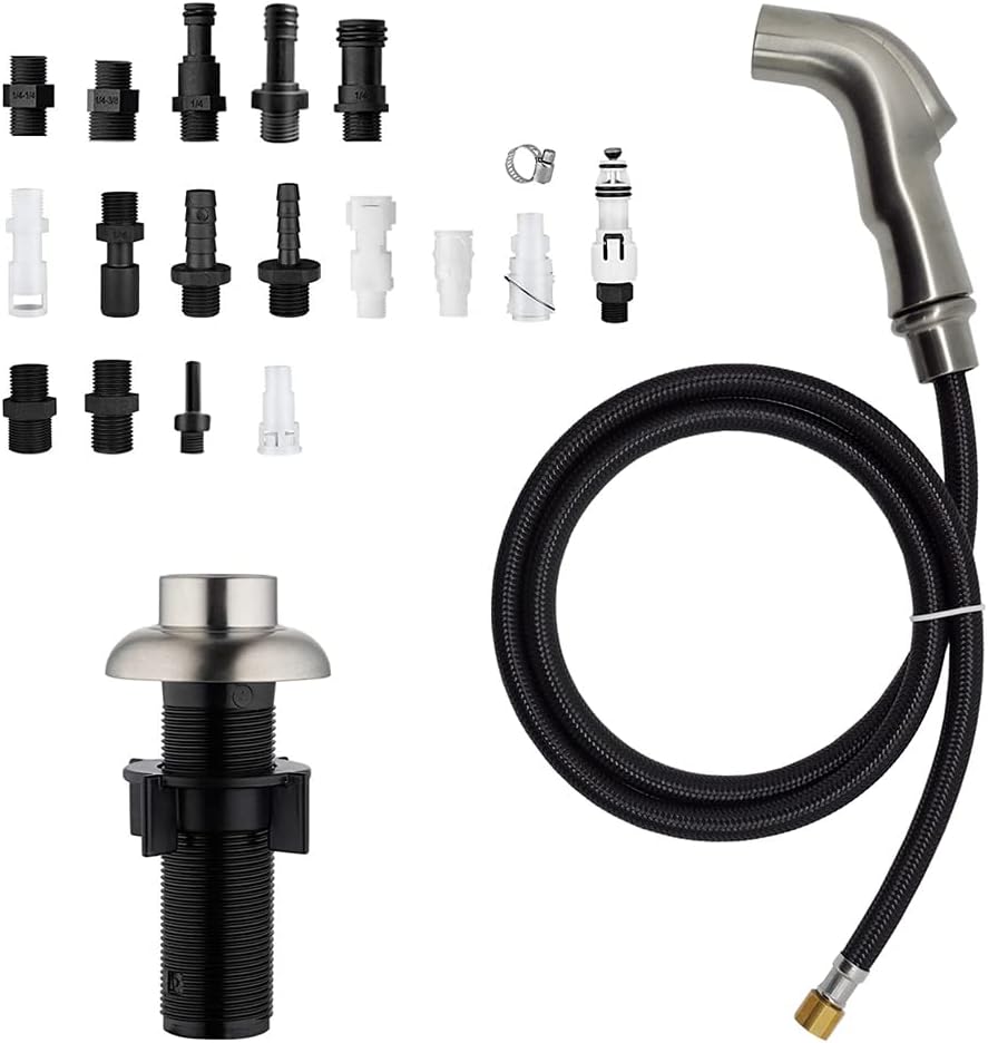 Kitchen Side Sprayer Brushed Nickel,Kitchen Sink Sprayer Head Replacement,Kitchen Sink Faucet Spraye