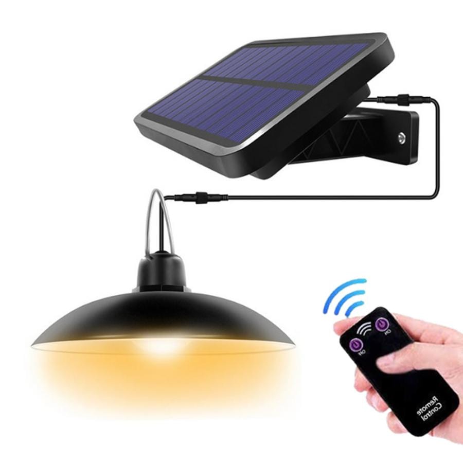 2個セット 分離型LEDソーラーライト 暖色系 電球色 ペンダントライト 常夜灯 吊り下げ 夜間自動点灯 IP65防水 太陽光発電 ガーデン BURADAN