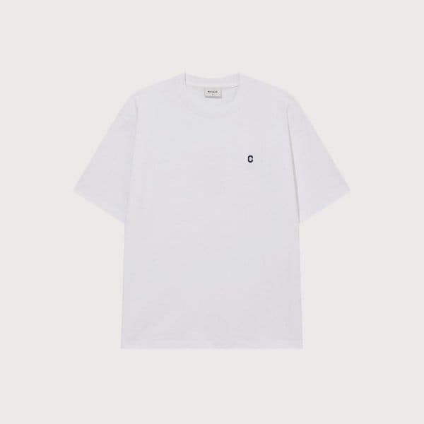 ショートパンツ JQS CO2602ST04-WH スモール Cロゴ Tシャツ ホワイト