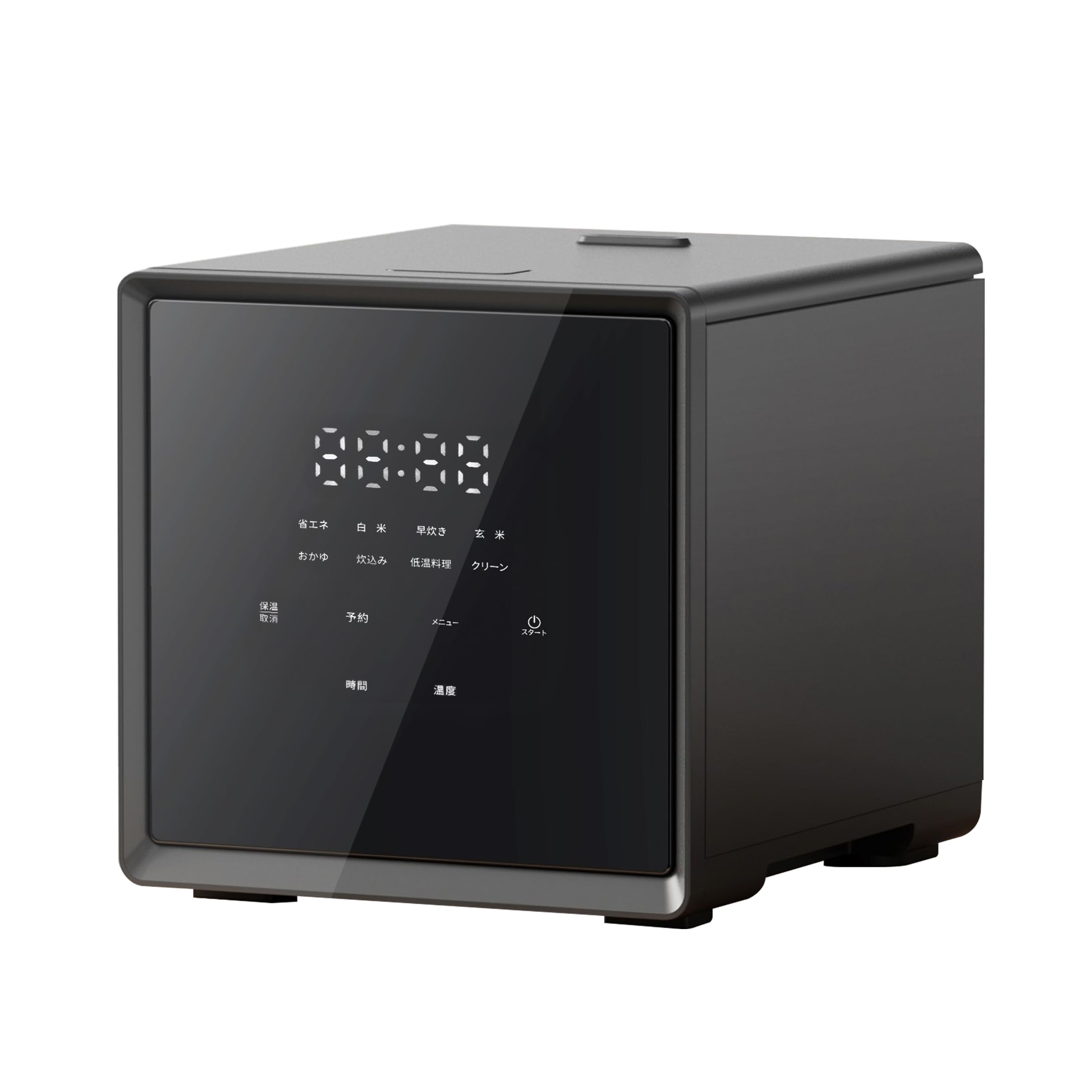[山善] 炊飯器 一人暮らし 4合 マイコン式 二人暮らし 3.0mm厚釜 低温調理 炊き分けメニュー6種 保温 予約 玄米 クリーニングモード搭載 ブラック YJS-CM072(B)