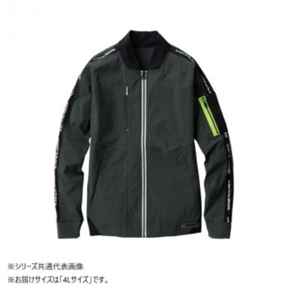 桑和 0388-00 長袖ブルゾン 4Lサイズ アーミー(82)