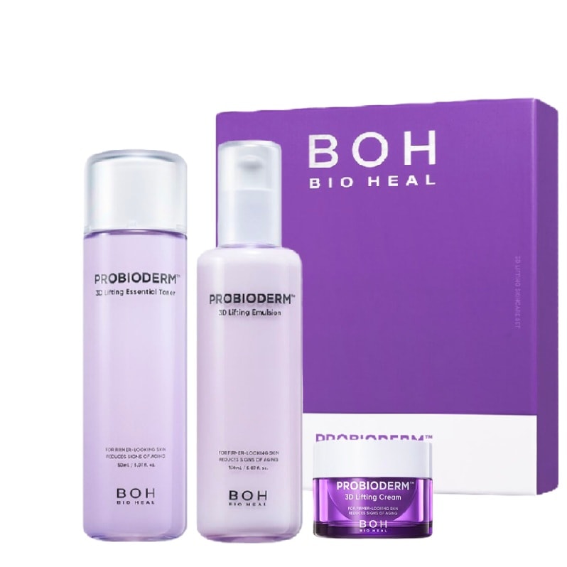 【NEW韓国コスメ】プロバイオダーム 3Dリフティングスキンケア2種セット（エッセンストナー150ml＋エマルジョン150ml）+3Dリフティングクリーム15mL 5,084円