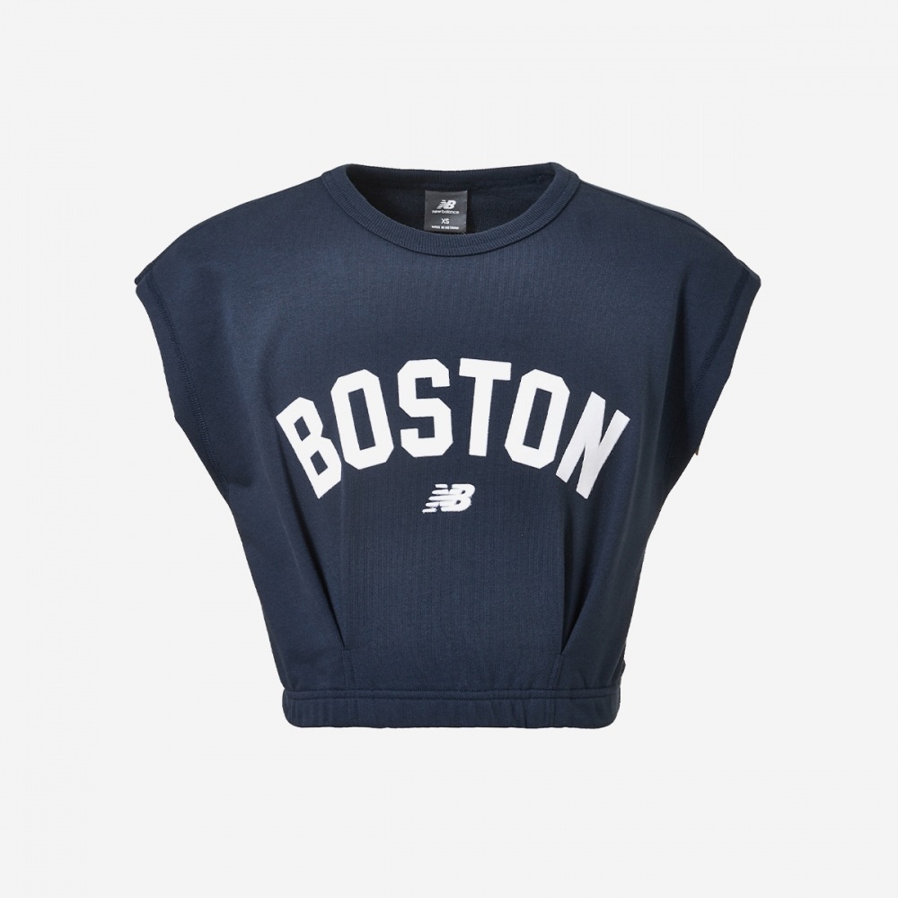 ニューバランスレディースボストンスリーブレス NBNGEBS102-(59) ネイビー